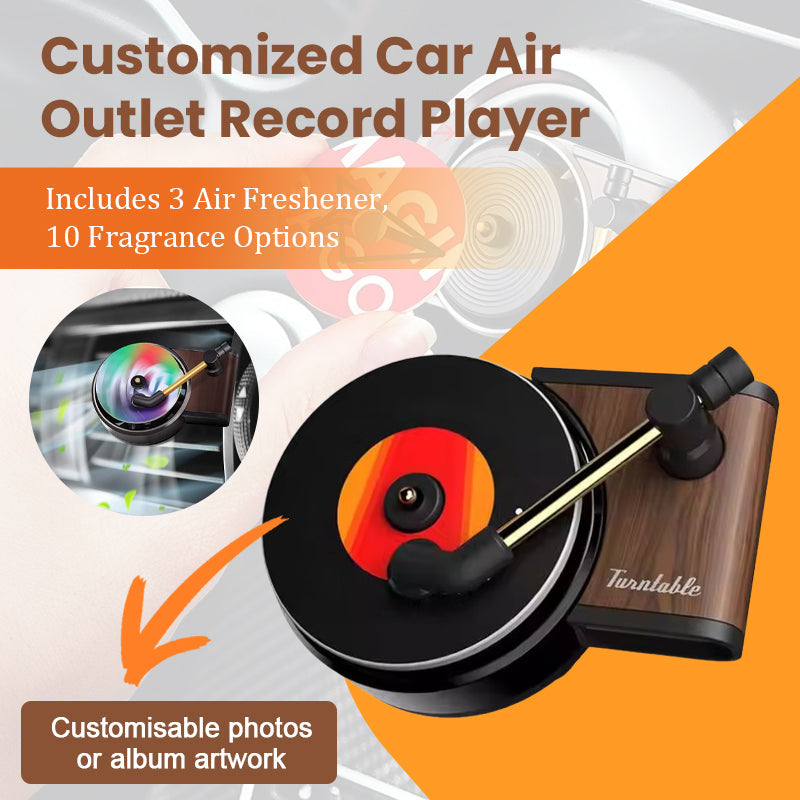 Customized Car Air Conditioning Outlet Record Player